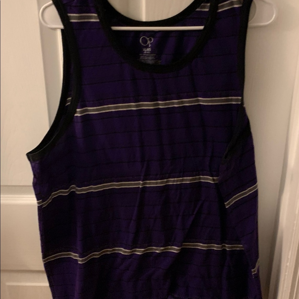 Ocean Pacific striped tank top size XL